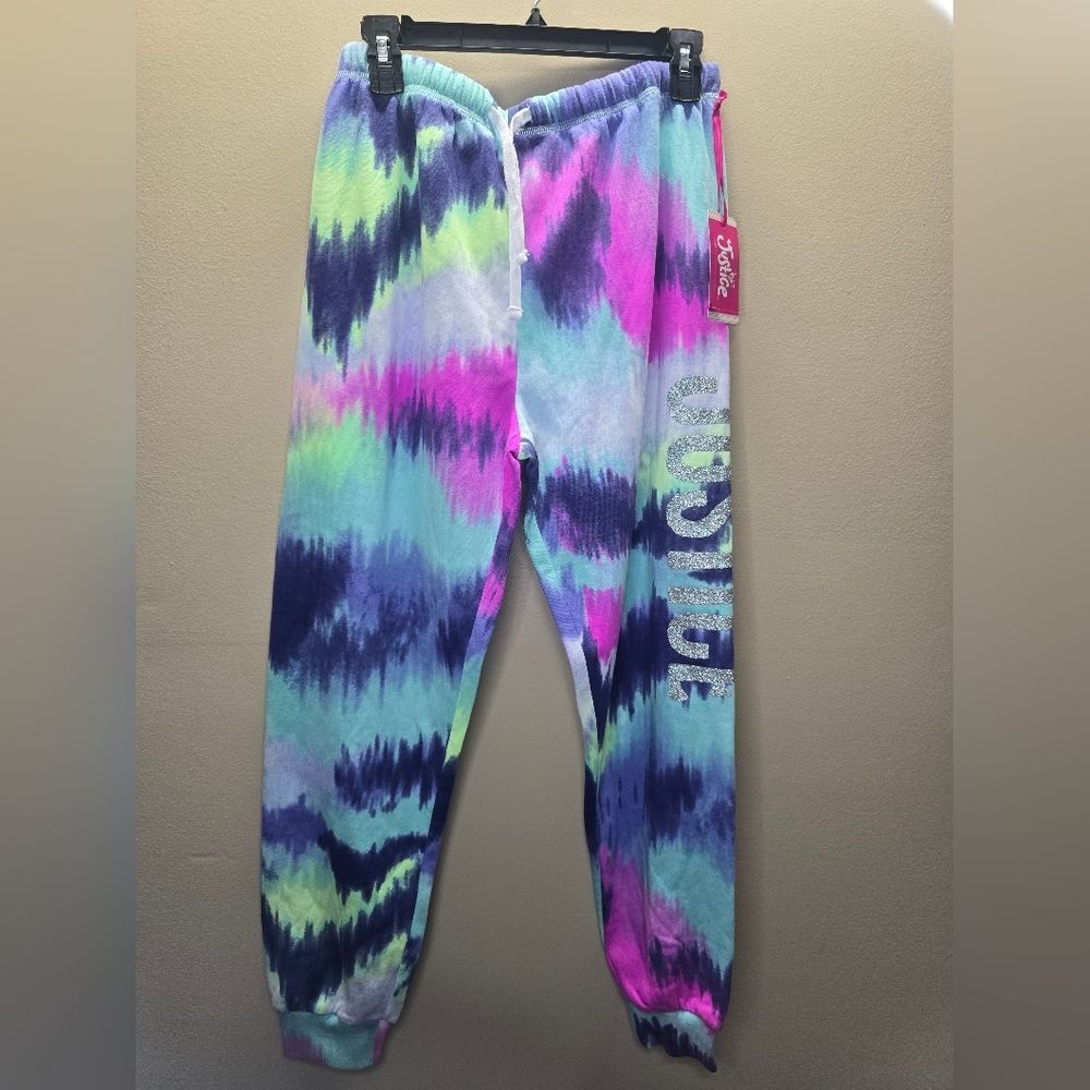 Justice Purple and Blue Tie-Dye Pants - Picture 5 of 7